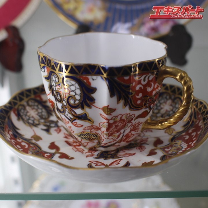 極美品! ロイヤルクラウンダービー Royal Crown Derby イギリス 古伊萬里 伊萬里 寫し 金彩 手描き 辻堂店