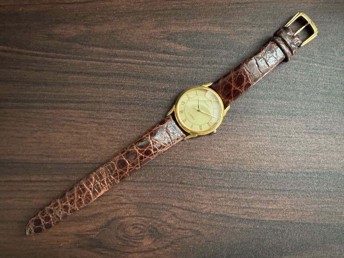 1円~ SEIKO セイコー DOLCE ドルチェ 5E61-0A10 18KT K18 750 1円~ SEIKO セイコー DOLCE ドルチェ 5E61-0A10 18KT K18 750