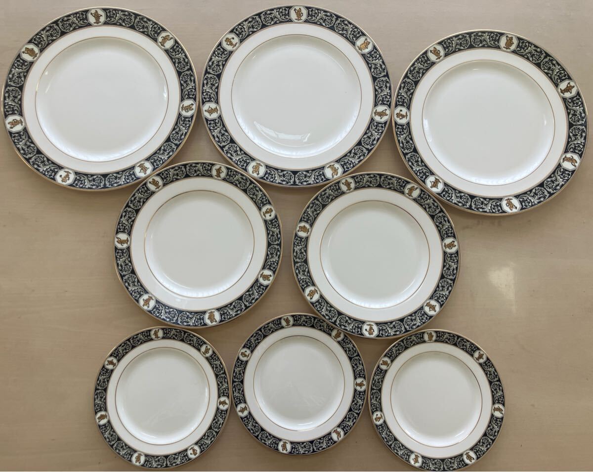 ウェッジウッド 8枚セット WEDGWOOD パルナシアン プレート お皿 ウェッジウッド 8枚セット WEDGWOOD パルナシアン プレート お皿