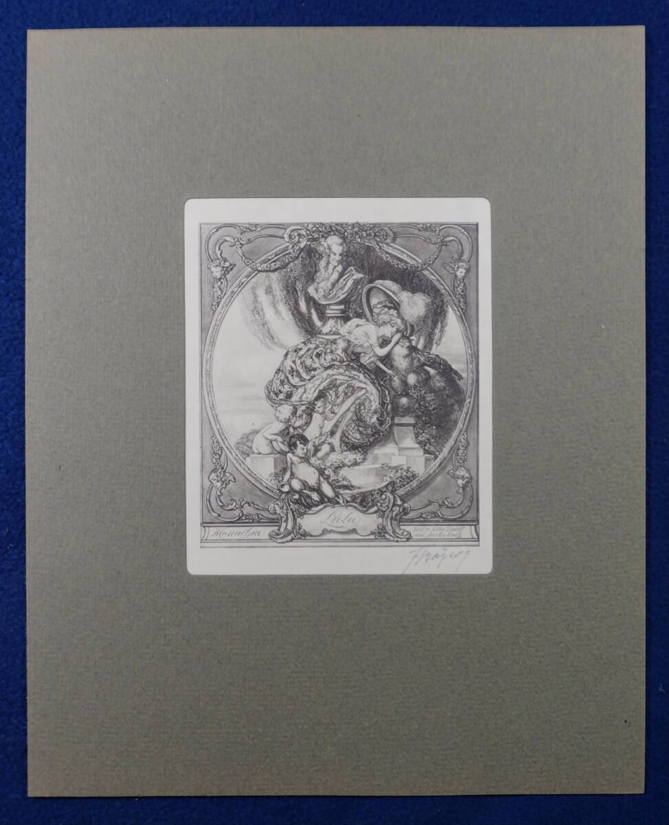 鈴木紀和子、、希少な額装用画集より、新品額装付、状態良好