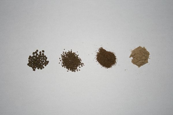 10kg 組合せ自由 エサ 2mm 1mm 0.3mm 粉エサ 稚魚 らんちゅう 餌 ランチュウ