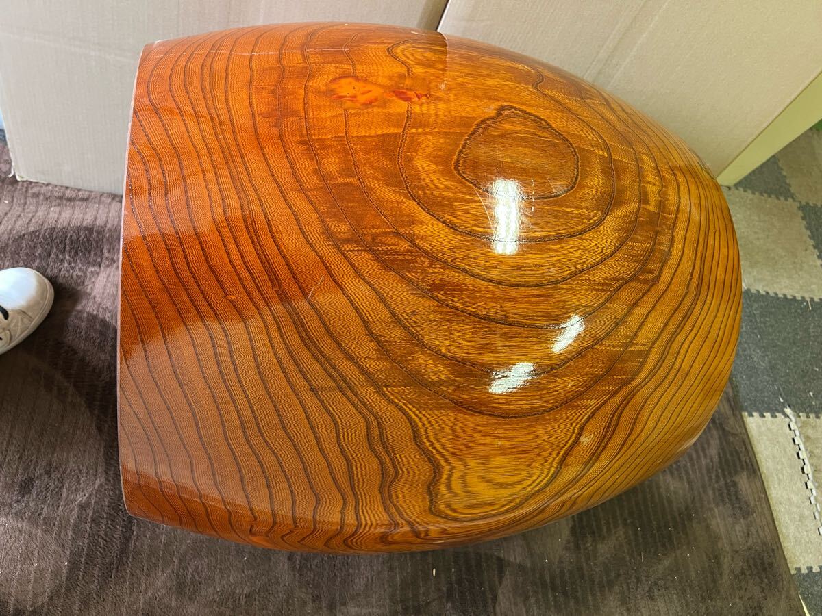 和太鼓　くり抜き胴　1尺6寸　胴のみ　欅　未使用