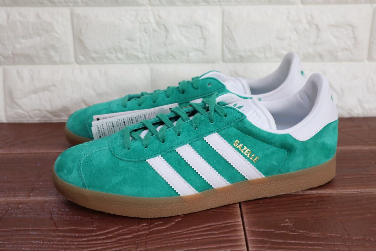 新品 28㎝ adidas originals アディダス オリジナルス　ガゼル GAZELLE ガッツレー　ガムソール　グリーン　IG0671