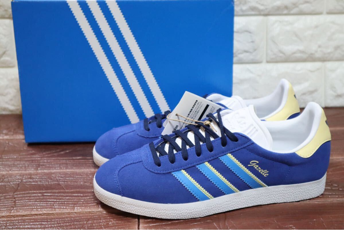 新品 定価15400円　24.5㎝　 アディダス　オリジナルス　adidas originals ガゼル GAZELLE レディーススニーカー ブルー