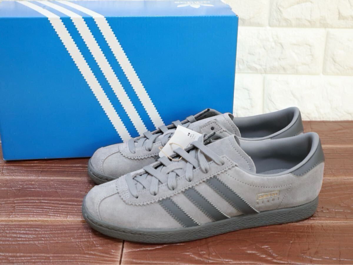 新品 28㎝ adidas originals アディダス オリジナルス シュタット STADT メンズスニーカー グレー JI1880_画像1