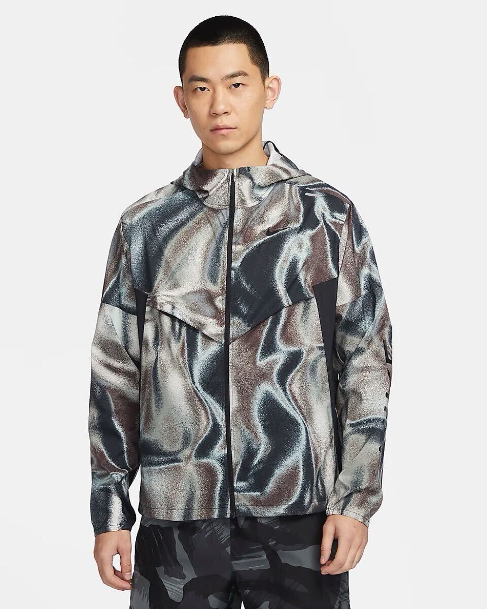 ナイキ レペル UV 総柄 ウインドランナー ランニングジャケット NIKE 新品 定価17710円 Mサイズ NIKE ナイキ レペル UV 総柄 ウインド
