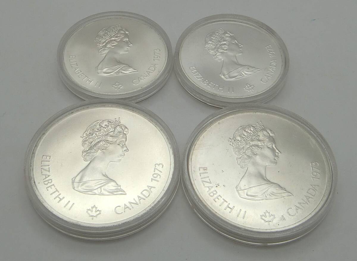 ◇1976年 カナダモントリオールオリンピック記念硬貨4枚◇md1006 ◇1976年 カナダモントリオールオリンピック記念硬貨4枚◇md1006