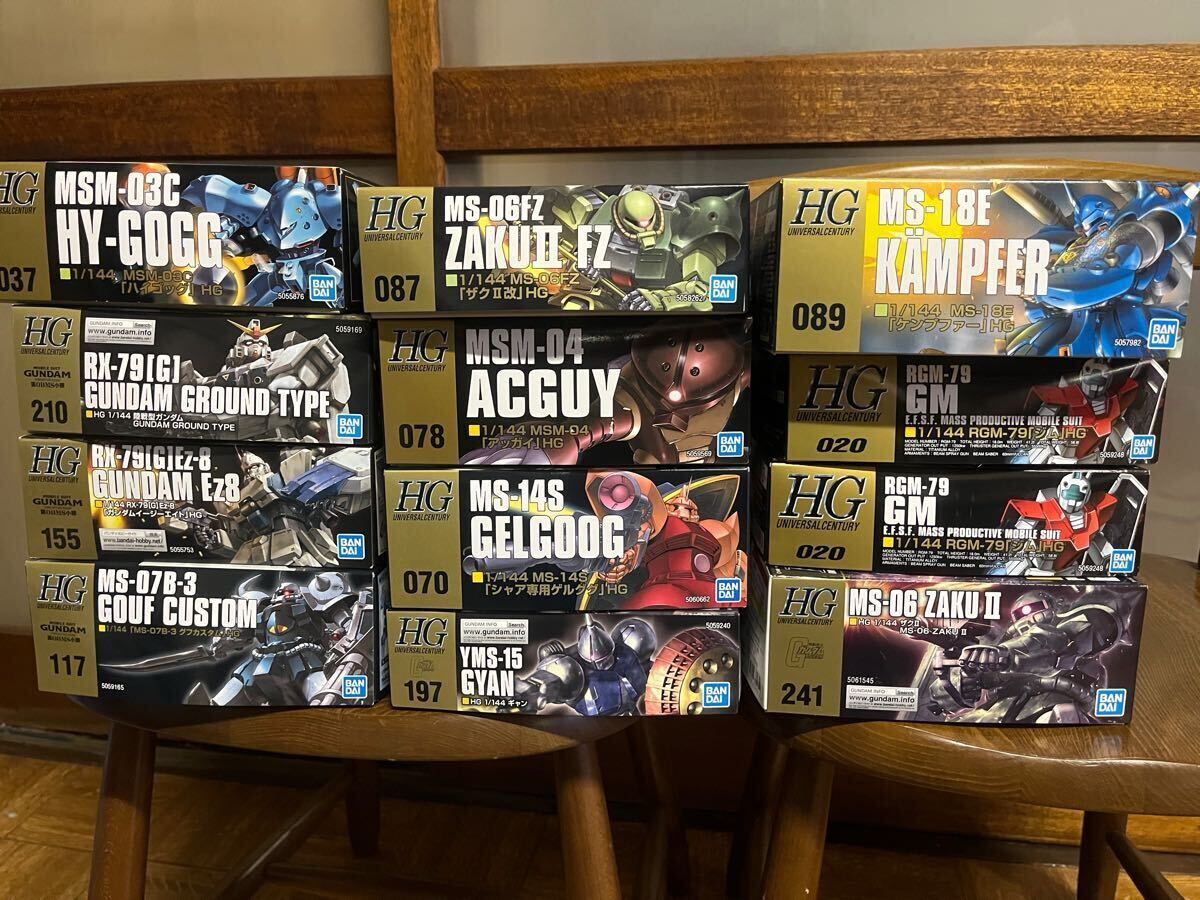 ガンプラ 未組み立て まとめ売り HG 一年戦争(初代 08小隊 ガンプラ 未組み立て まとめ売り HG 一年戦争(初代 08小隊