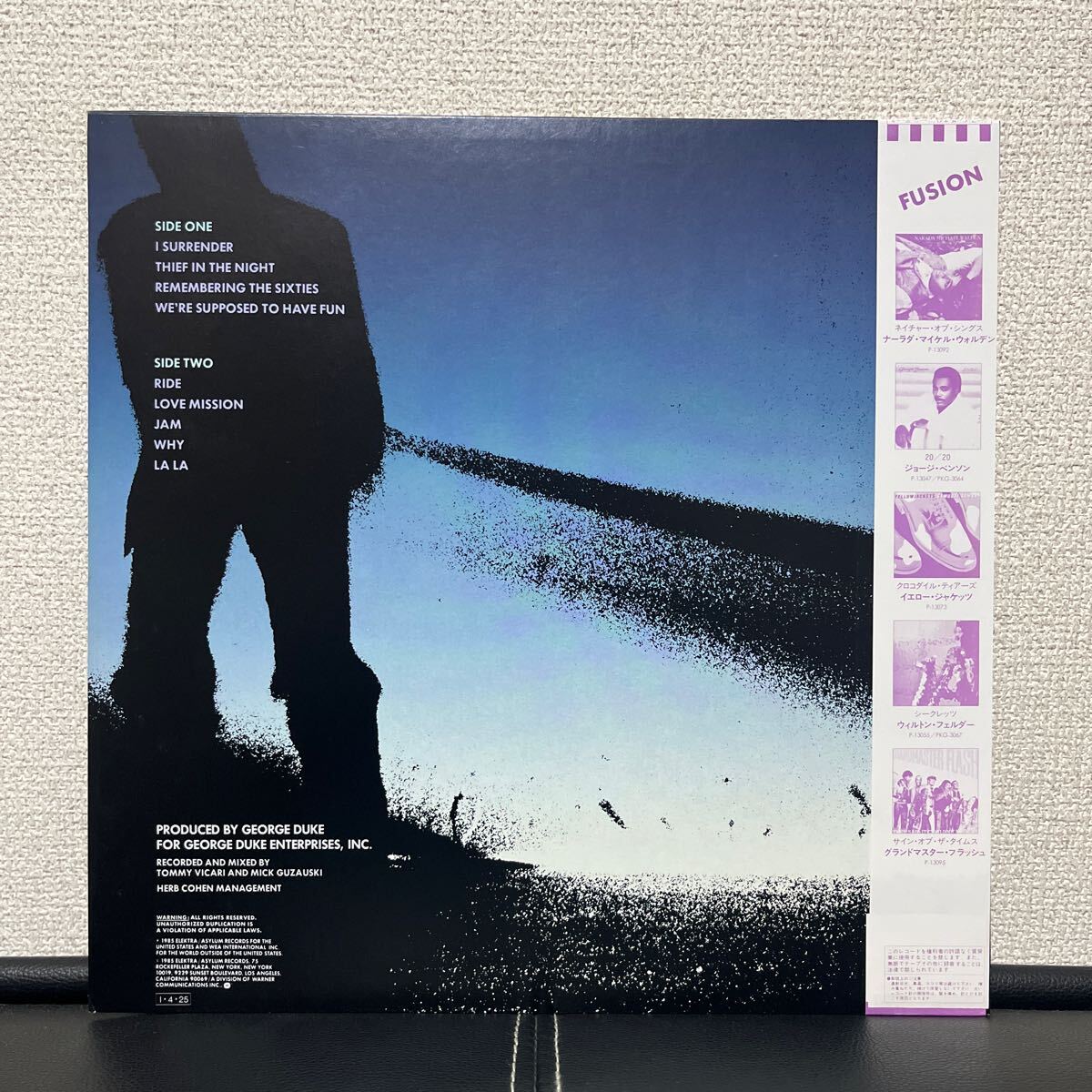 美品 george duke / thief in the night cr1062b332503 ジョージ デューク シーフ イン ザ ナイト