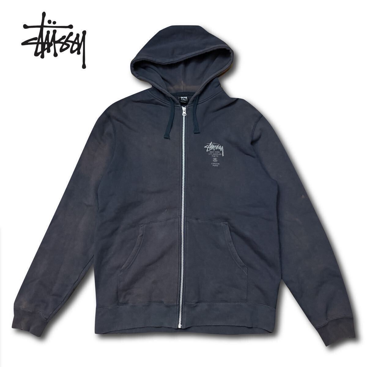 old stussy フェードブラック 00s スウェット XL old stussy フェードブラック 00s スウェット XL