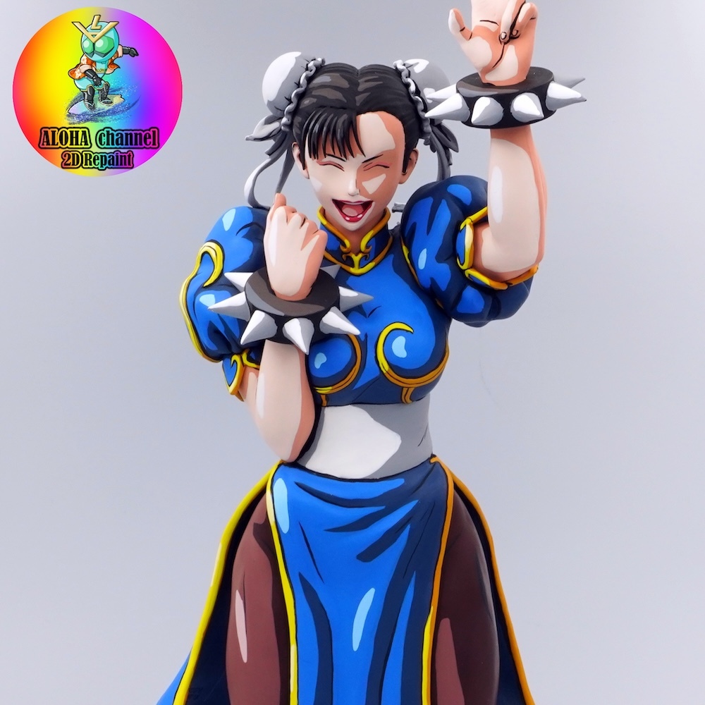 ストリートファイター 春麗 フィギュア フルリペイント 二次元 ストリートファイター 春麗 フィギュア フルリペイント 二次元