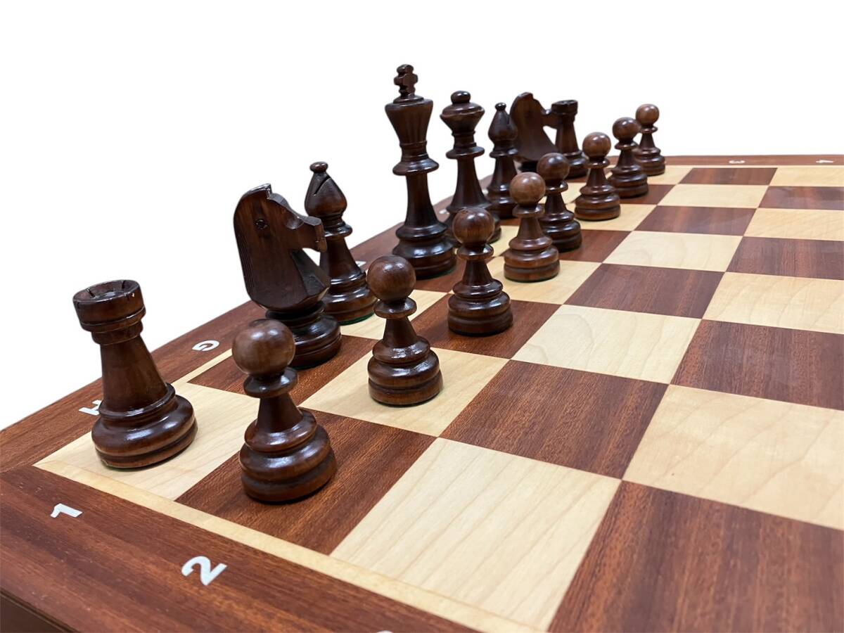 Wegiel社 木製 チェスセット Chess Board Set チェス盤