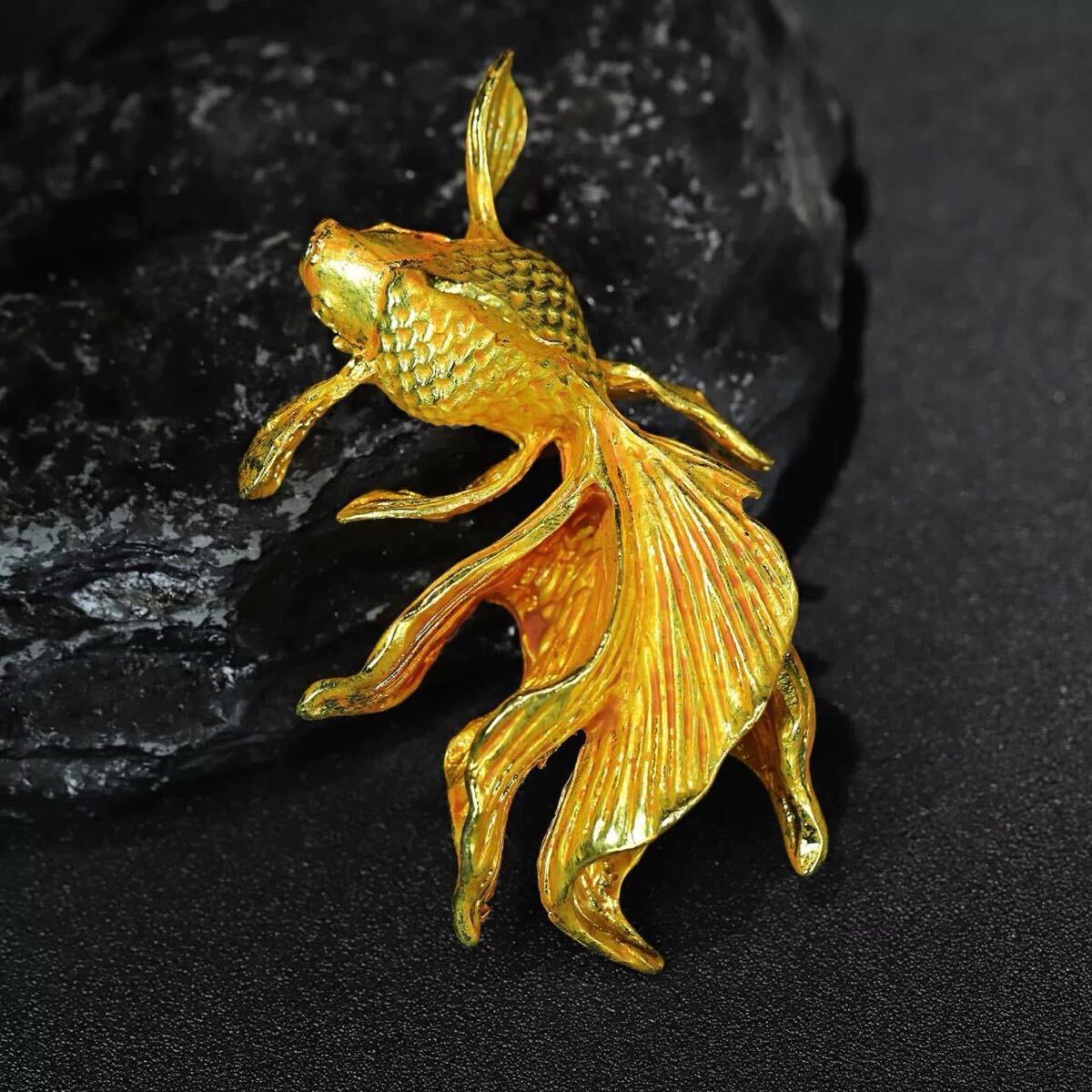 希少 中国 清 極美品 乾隆年制 万寿魚 骨董品 記念物 コレクション 収蔵品 招財 開運風水_画像4