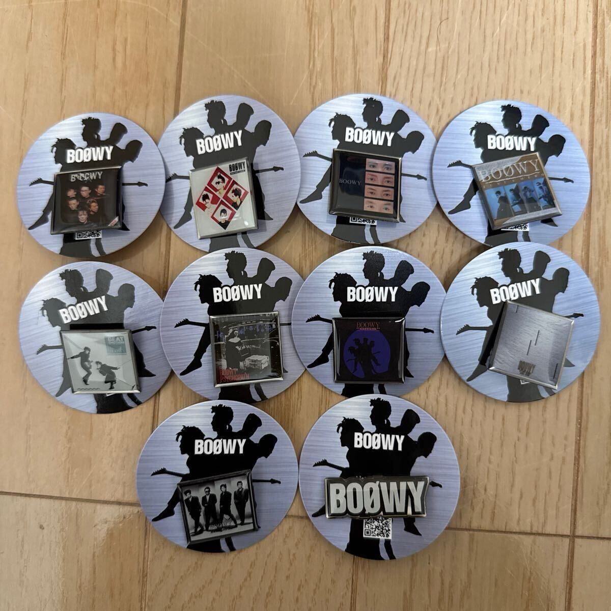 BOOWYのガチャ★コンプリート★10個★ピンバッジ Yahoo!オークション - BOOWY ピンズカプセル ガチャ 全10種