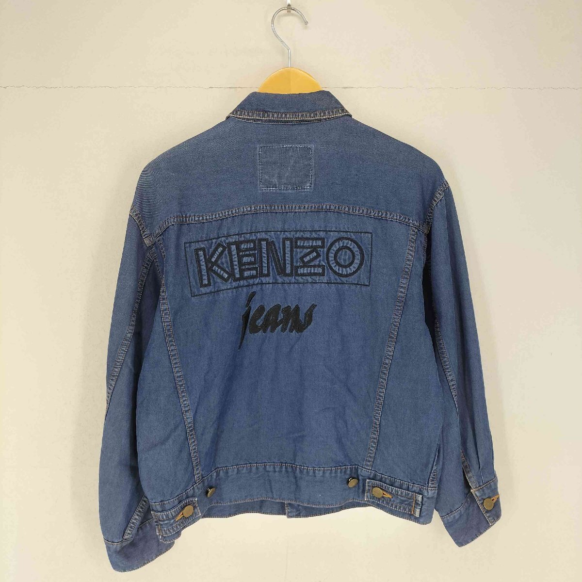 KENZO JEANS(ケンゾージーンズ) 90s 葛飾北斎タグ ロゴ刺繍 KENZO JEANS(ケンゾージーンズ) 90s 葛飾北斎タグ ロゴ刺繍