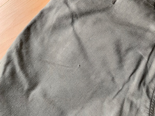 美品 UNIQLO ユニクロ pants ボトムス スリムフィット チノ パンツ 緑 グリーン コットン 綿×ポリウレタン メンズ 76 M相當