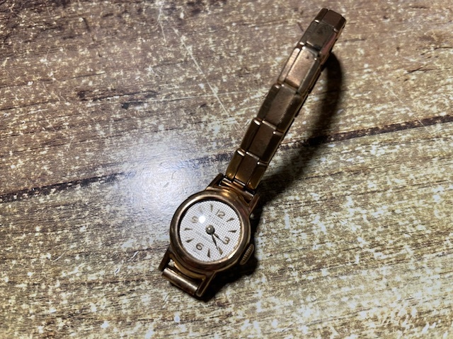 良好 希少 レア アンティーク BIENNA 17JEWELS SWISS vintage watch 14KGF ゴールド 手巻き 5141 ヴィンテージ 腕時計