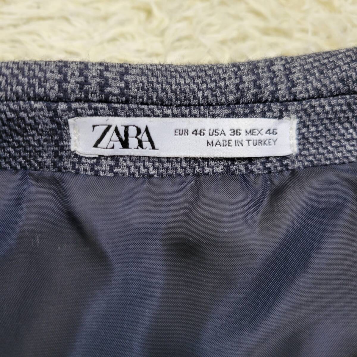ザラ【大人のお洒落】ZARA Comfort KNITスーツ テーラード ザラ【大人のお洒落】ZARA Comfort KNITスーツ テーラード