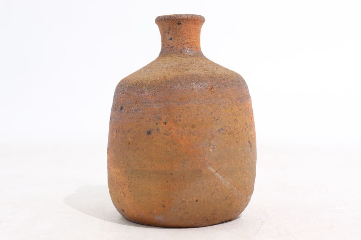 金重陶陽 備前 徳利 / 備前焼 名工 人間国宝 窯変 酒器 茶器 金重陶陽 備前 徳利 / 備前焼 名工 人間国宝 窯変 酒器 茶器