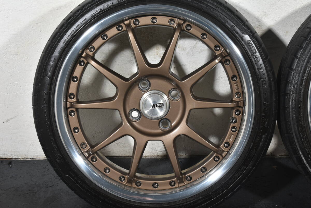 ☆SSR プロフェッサー SP3R 16インチ☆PCD100 5.5J +45☆A(yù)TR-K economis☆165/45R16☆アルトワークス N-BOX タント ウェイク コペン☆