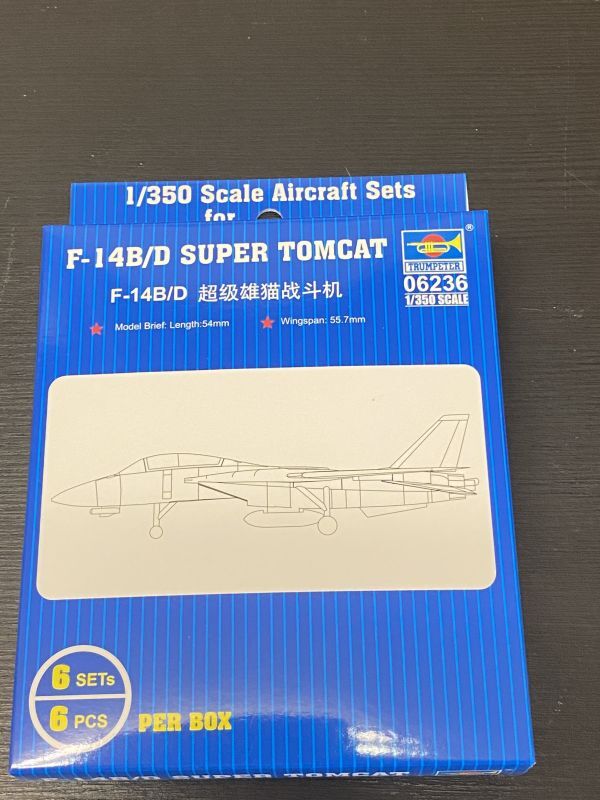 155　06236　トランペッター　1/350アメリカ　F-14B/D　390/60A5