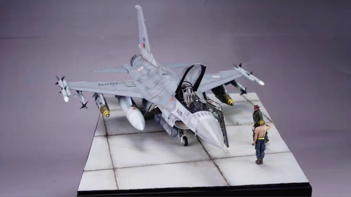!_1/48 America F-16A сборка покрашен geo лама конечный продукт 