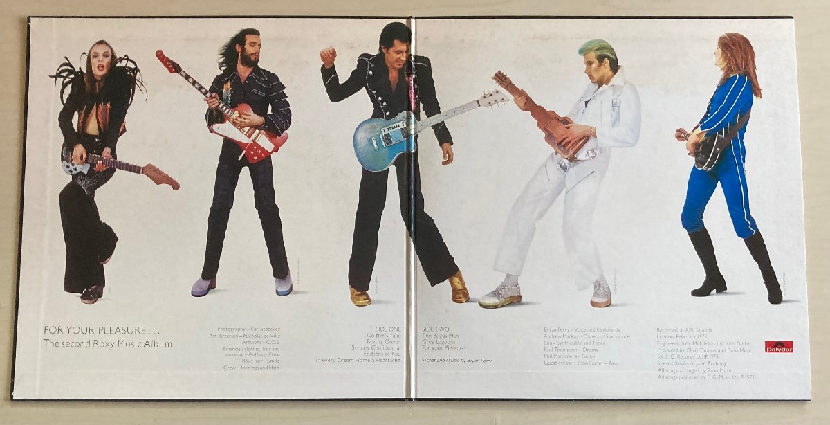 LPA24996 ロキシー?ミュージック ROXY MUSIC / フォー?ユア?プレジャー 國(guó)內(nèi)盤(pán)LP 盤(pán)良好