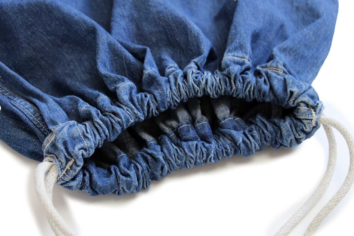 *40s вооруженные силы США U.S.NAVY индиго Denim ba подставка сумка * прачечная сумка Vintage милитари da полный переделка ткань повреждение BORO 