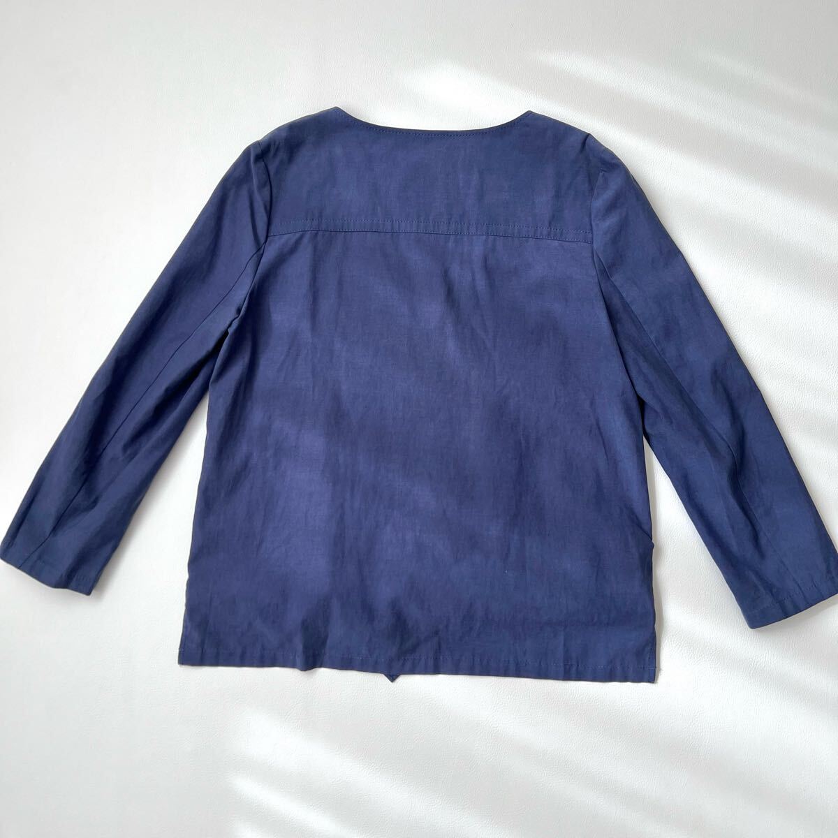良品 GRACE CONTINENTAL グレースコンチネンタル　Diagram ダイアグラム ノーカラージャケット トップス　アウター 薄手ジャケット 36