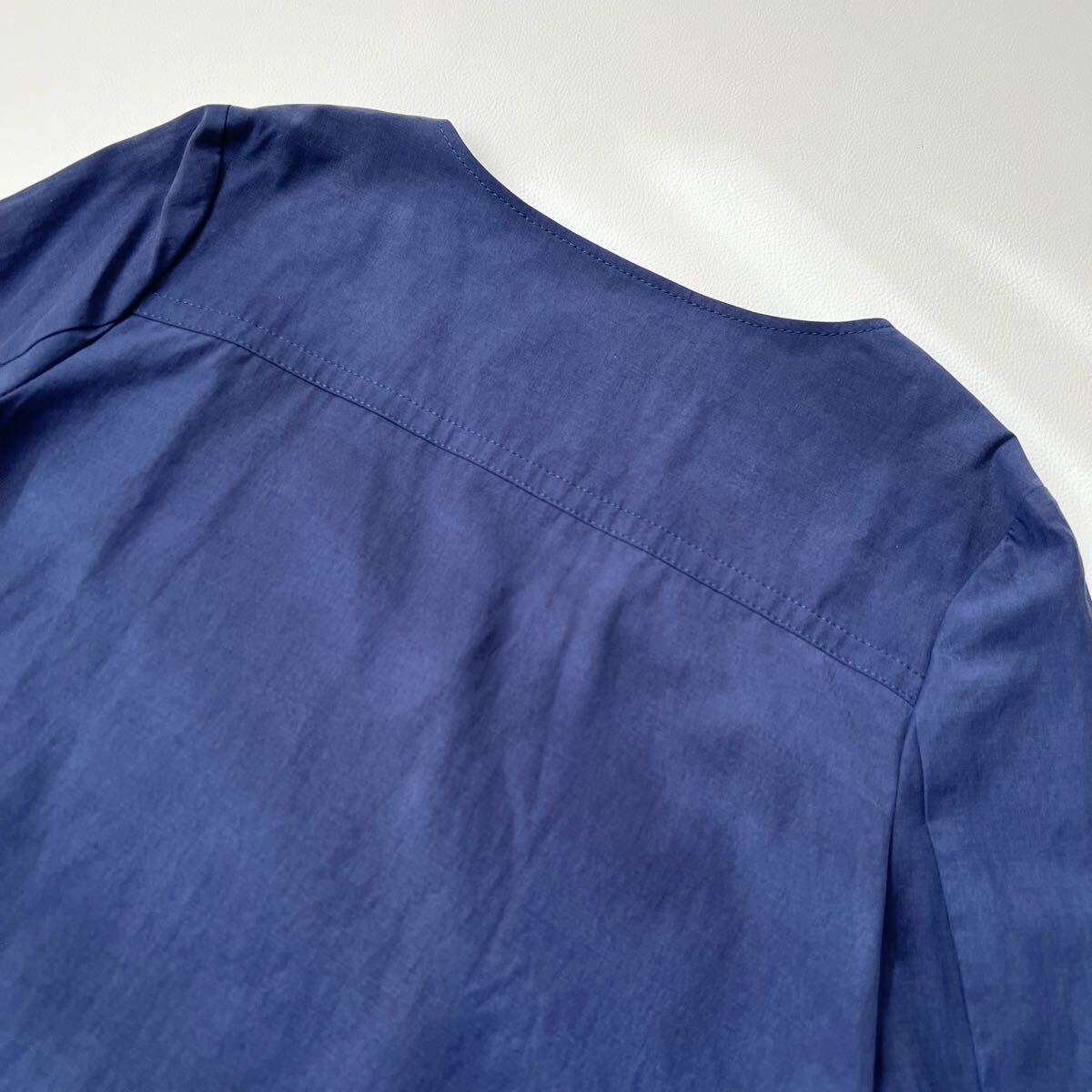 良品 GRACE CONTINENTAL グレースコンチネンタル　Diagram ダイアグラム ノーカラージャケット トップス　アウター 薄手ジャケット 36