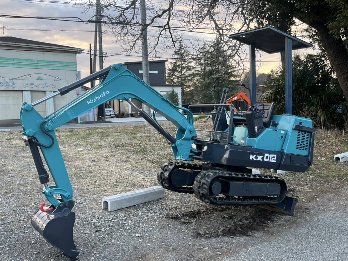 クボタ ミニユンボ KX-012 1.2tクラス 727時間(建設機械、重機