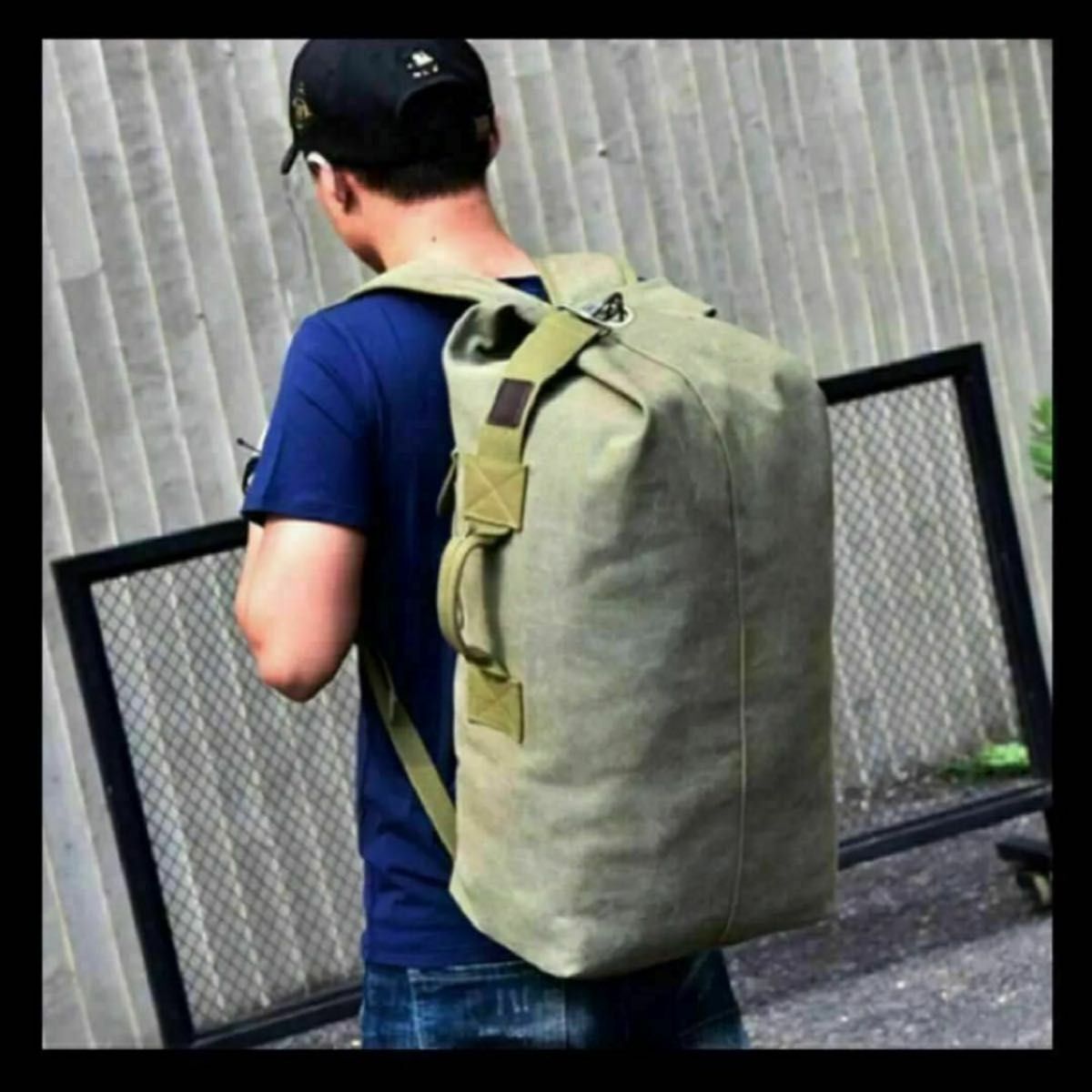 2WAY　ミリタリーリュック　 バッグ　 ボストン ソロキャンプ　旅行 大容量 バックパック サバゲー ミリタリーバッグ