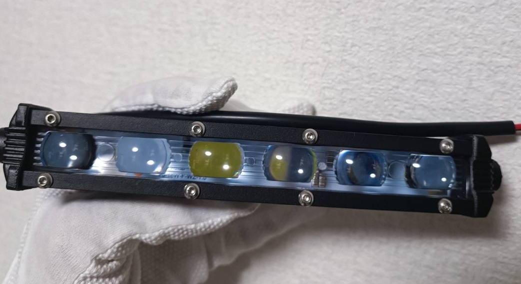 ヘッドライト 汎用LED3段 ズーマー Rucks Sickspeed Rat Koubou グロム GROM セローリンパーツ トリプル オフロード モタード