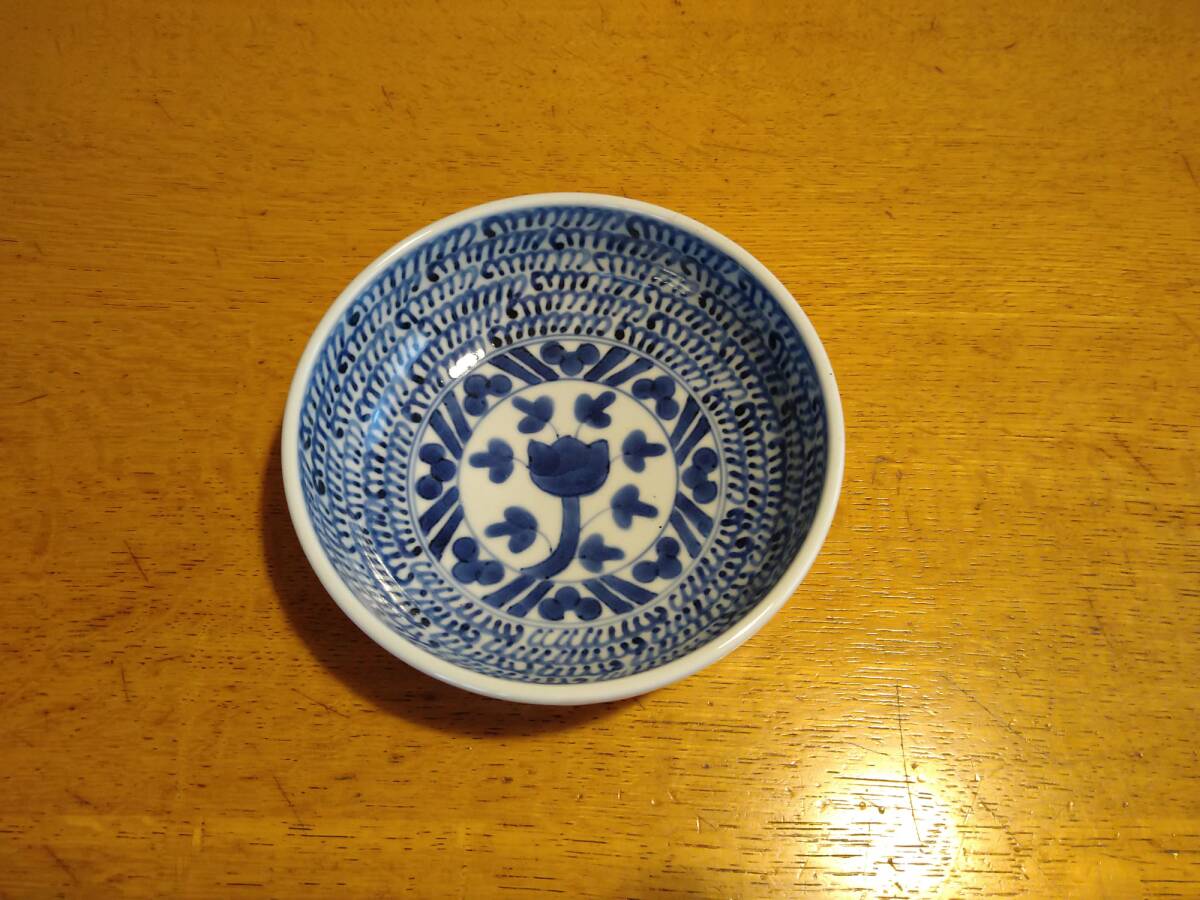 有田焼 福珠窯 石垣紋5寸鉢_画像1