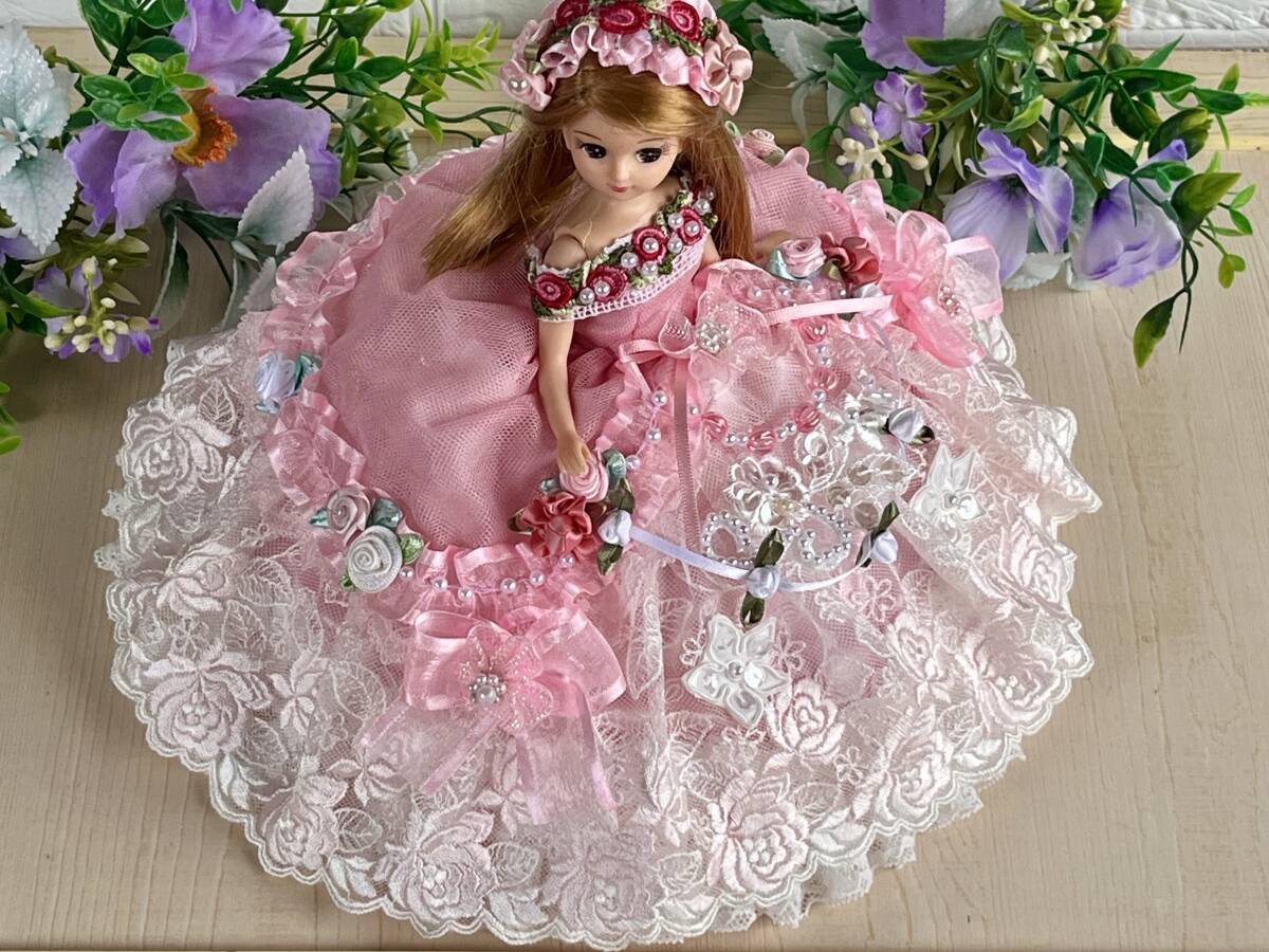 リカちゃん ドール 薔薇ドレス Yahoo!オークション - リカちゃんプリンセス ピンクローズドレス