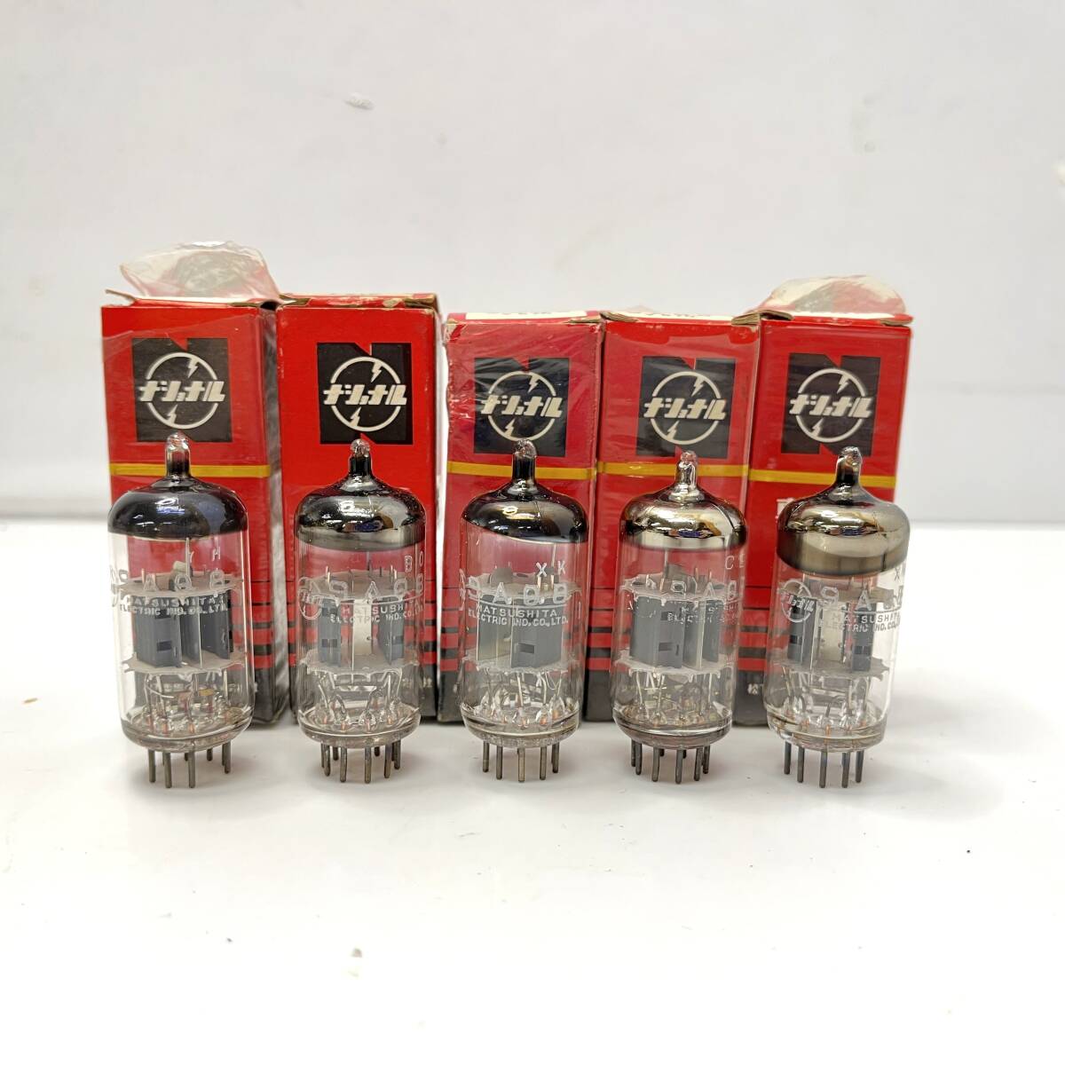 (志)National/ナショナル 松下電器 真空管 9AQ8 5點(diǎn)セット mt管 ミニチュア管 パーツ 部品 (検 真空管アンプ (o)0329J