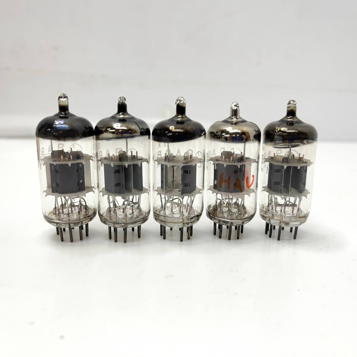 (志)National/ナショナル 松下電器 真空管 9AQ8 5點(diǎn)セット mt管 ミニチュア管 パーツ 部品 (検 真空管アンプ (o)0329J