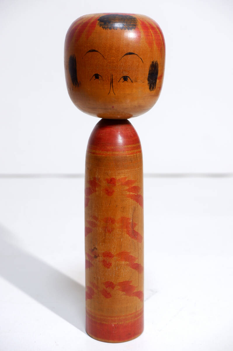 伝統こけし(8)蔵王高湯 木村吉太郎 19.5cm 戦前 昭和初期 蒐集家旧蔵品 
