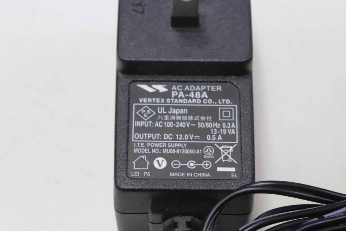 !_ стандартный AC адаптор PA48A переменный ток 100V- постоянный ток 12V 0.5A 50-60Hz 13-19VA мощность OK кабель 1.7m длина L type штекер наружный диаметр 4. внутренний диаметр 1.6. длина 9. измерения 