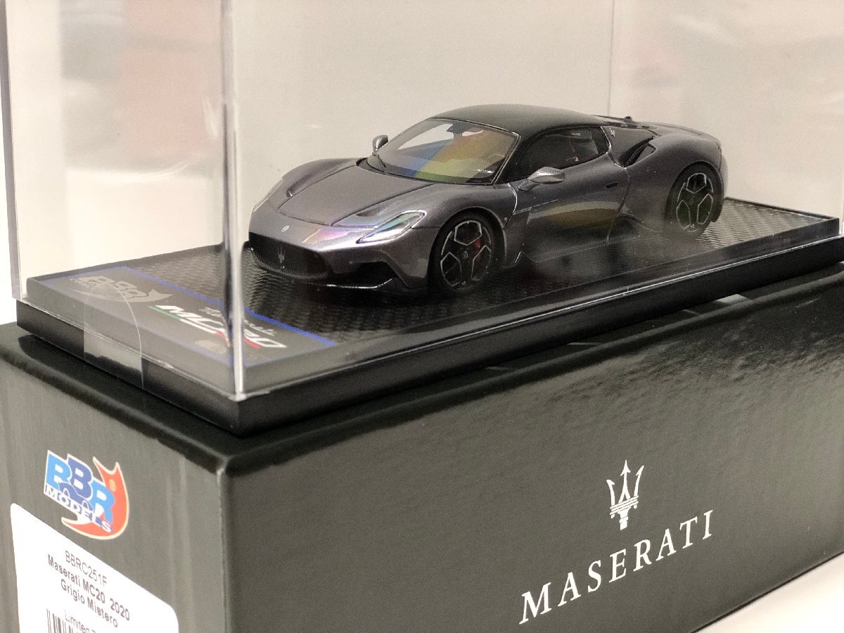 BBR 1/43 Maserati MC20　Grigio Mistero　マセラティ　BBRC251F　ミニカー
