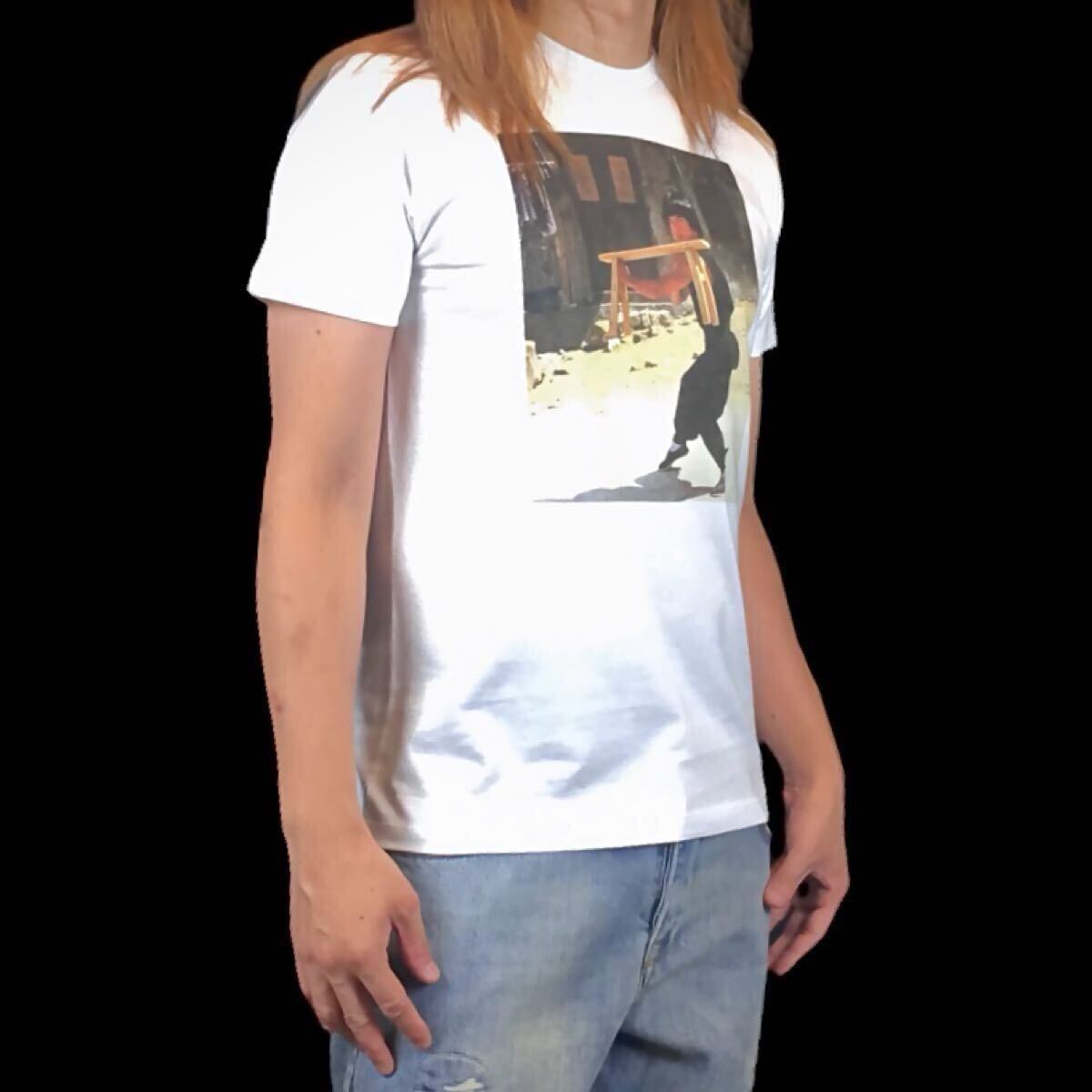 新品 ユンピョウ チャンピオン鷹 サイクロンZ 孔雀王 ジャッキーチェン 香港 カンフー映画 アクション俳優 Tシャツ ユニセックス Lサイズ_画像1