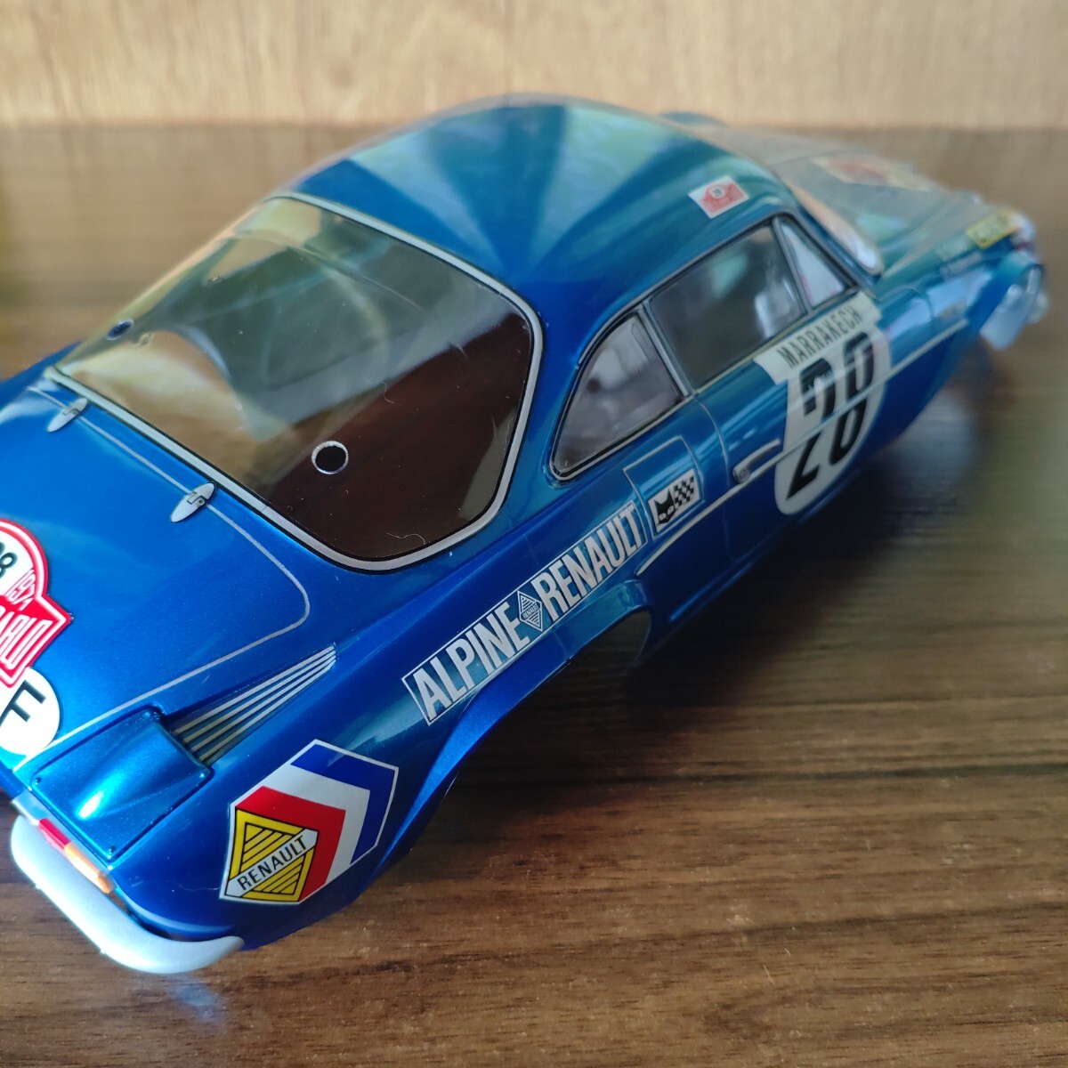  Tamiya alpine корпус металлик голубой 