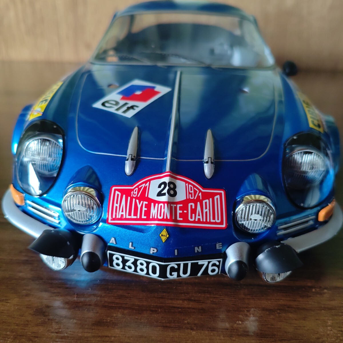  Tamiya alpine корпус металлик голубой 