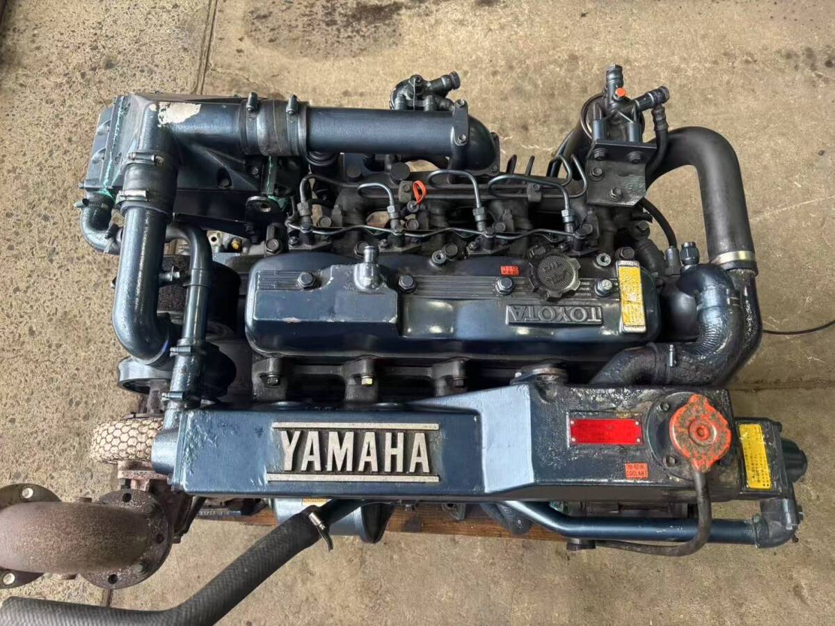 ヤマハ船内機 D343K-J 120馬力 美品 使用時間:1048H ドライブ ヤマハ船内機 D343K-J 120馬力 美品 使用時間:1048H ドライブ