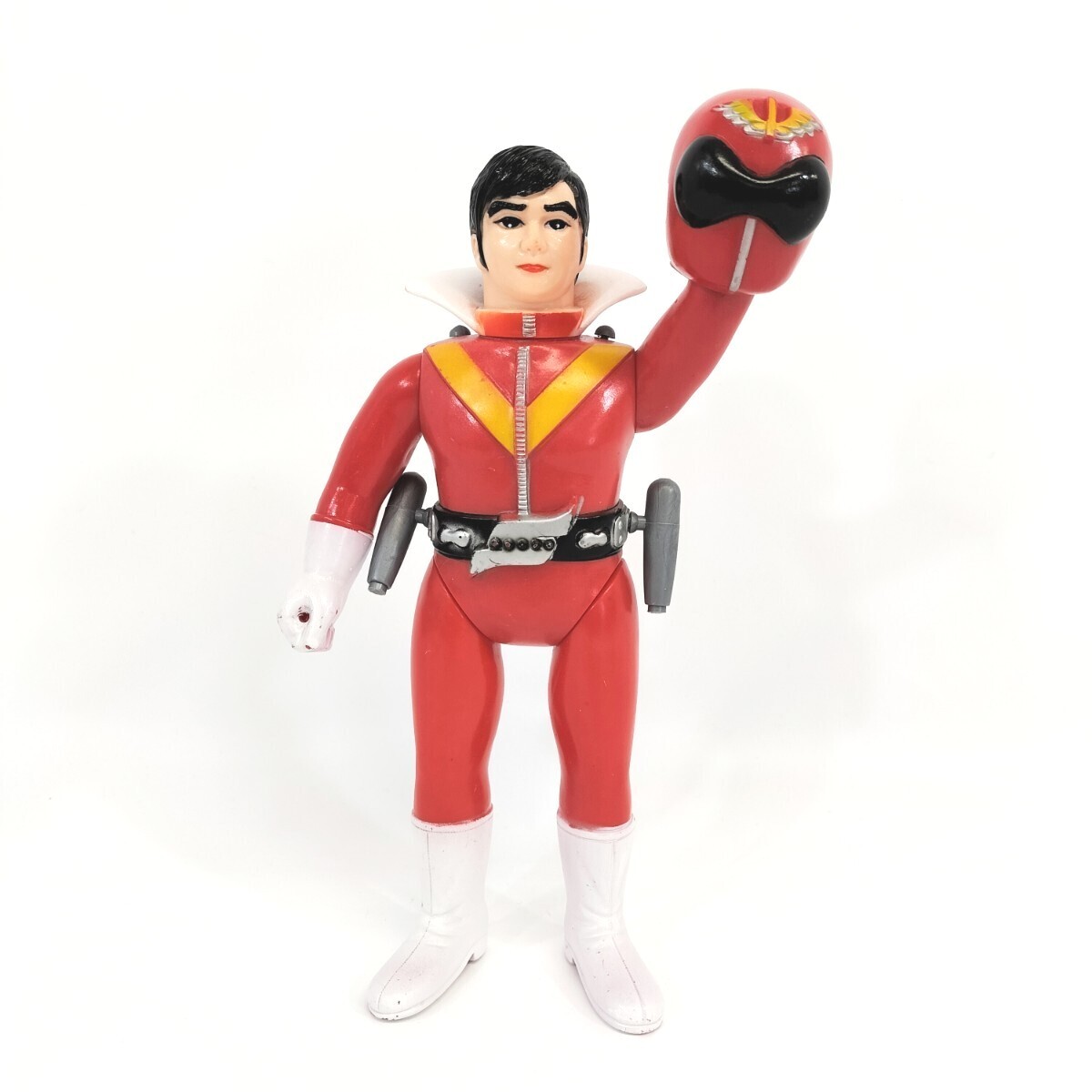 ☆当時物 希少 大型 全長約23.5cm 秘密戦隊ゴレンジャー アカ ☆当時物 希少 大型 全長約23.5cm 秘密戦隊ゴレンジャー アカ