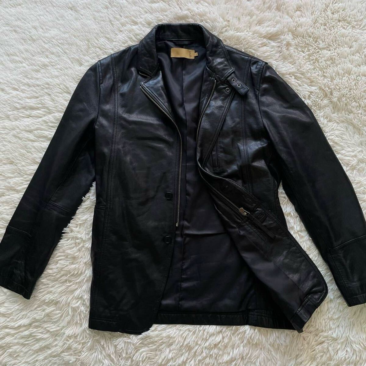 1円〜 カルバンクライン Calvin Klein ライダースジャケット 1円〜 カルバンクライン Calvin Klein ライダースジャケット
