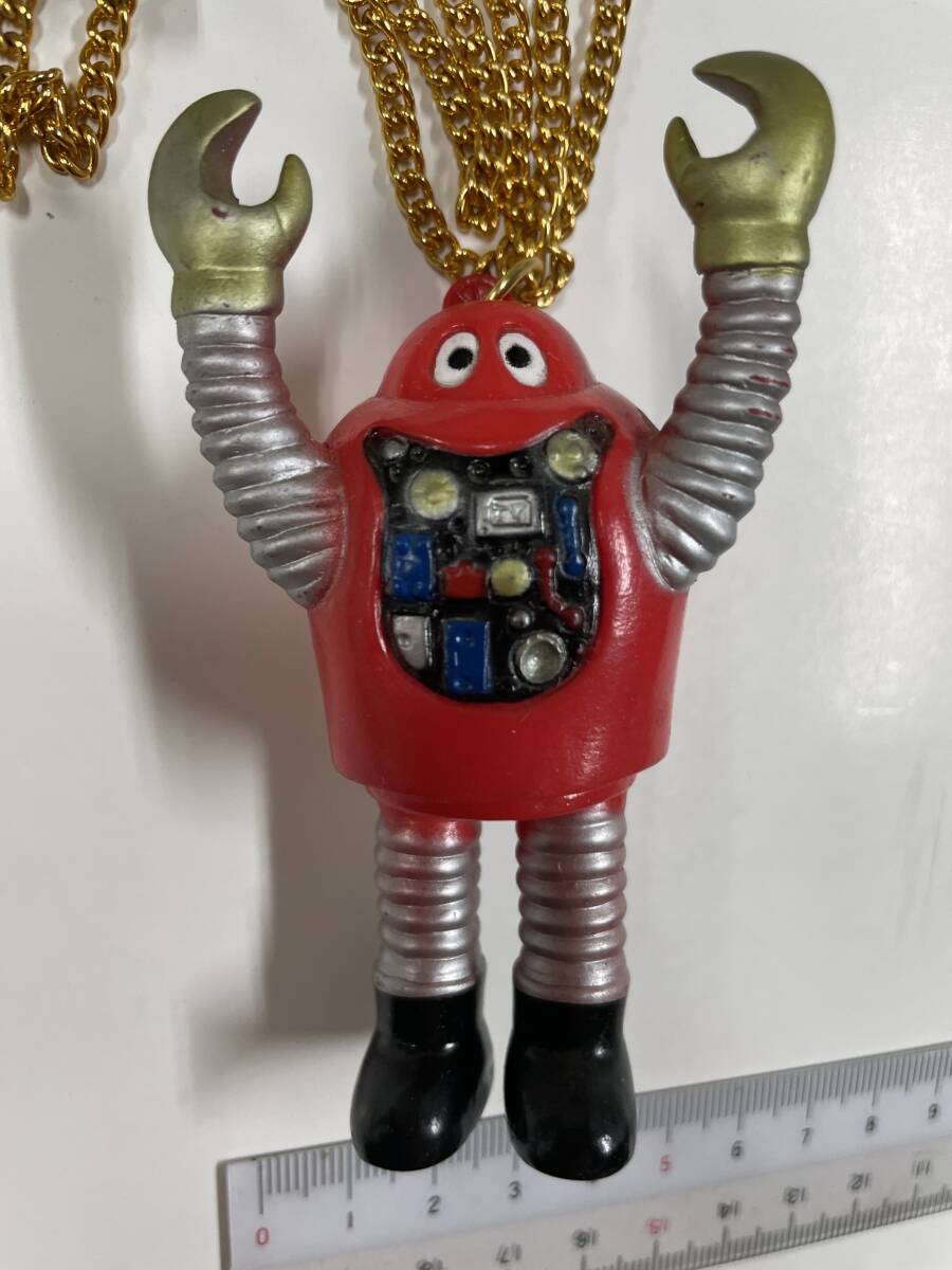 がんばれ!! ロボコン ポピー 当時もの ソフビ ペンダント 未使用