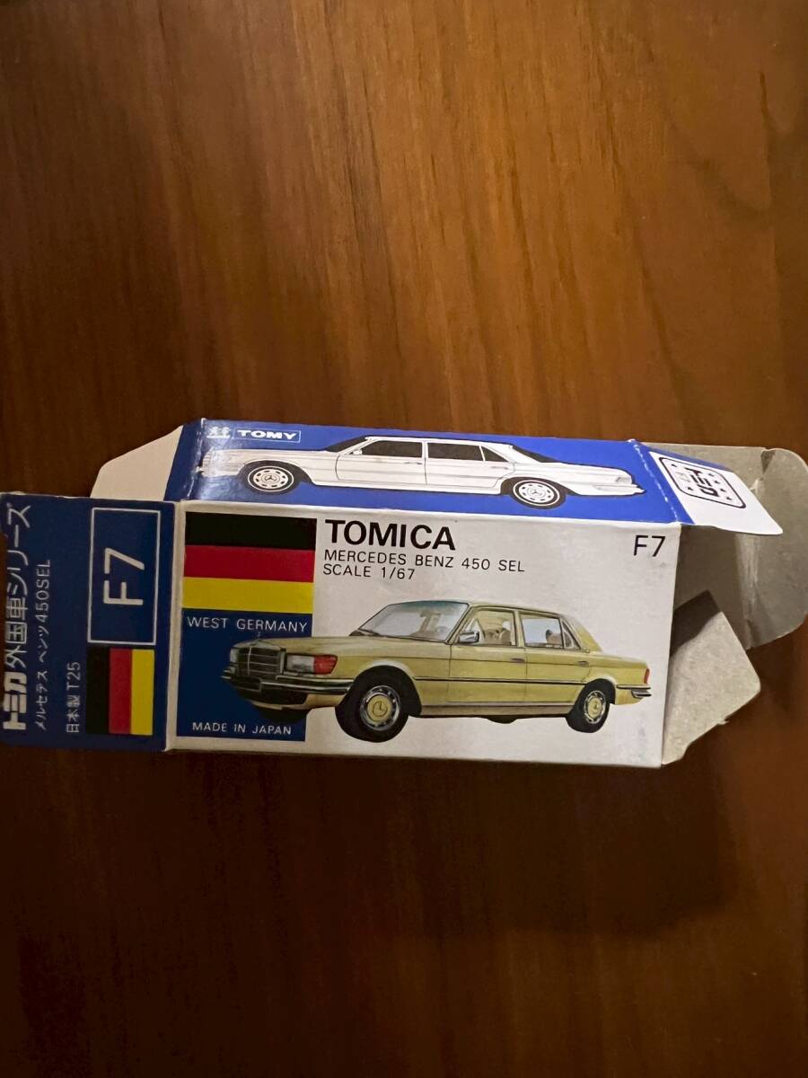 トミカ青箱メルセデスベンツ450SEL高島屋特注日本製(商用車 トミカ青箱メルセデスベンツ450SEL高島屋特注日本製(商用車