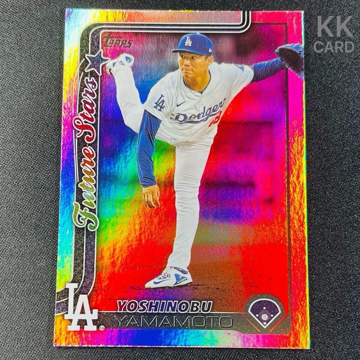 最新 2025 Topps Series 1 山本由伸 No.231 レインボーフォイル 最新 2025 Topps Series 1 山本由伸 No.231 レインボーフォイル