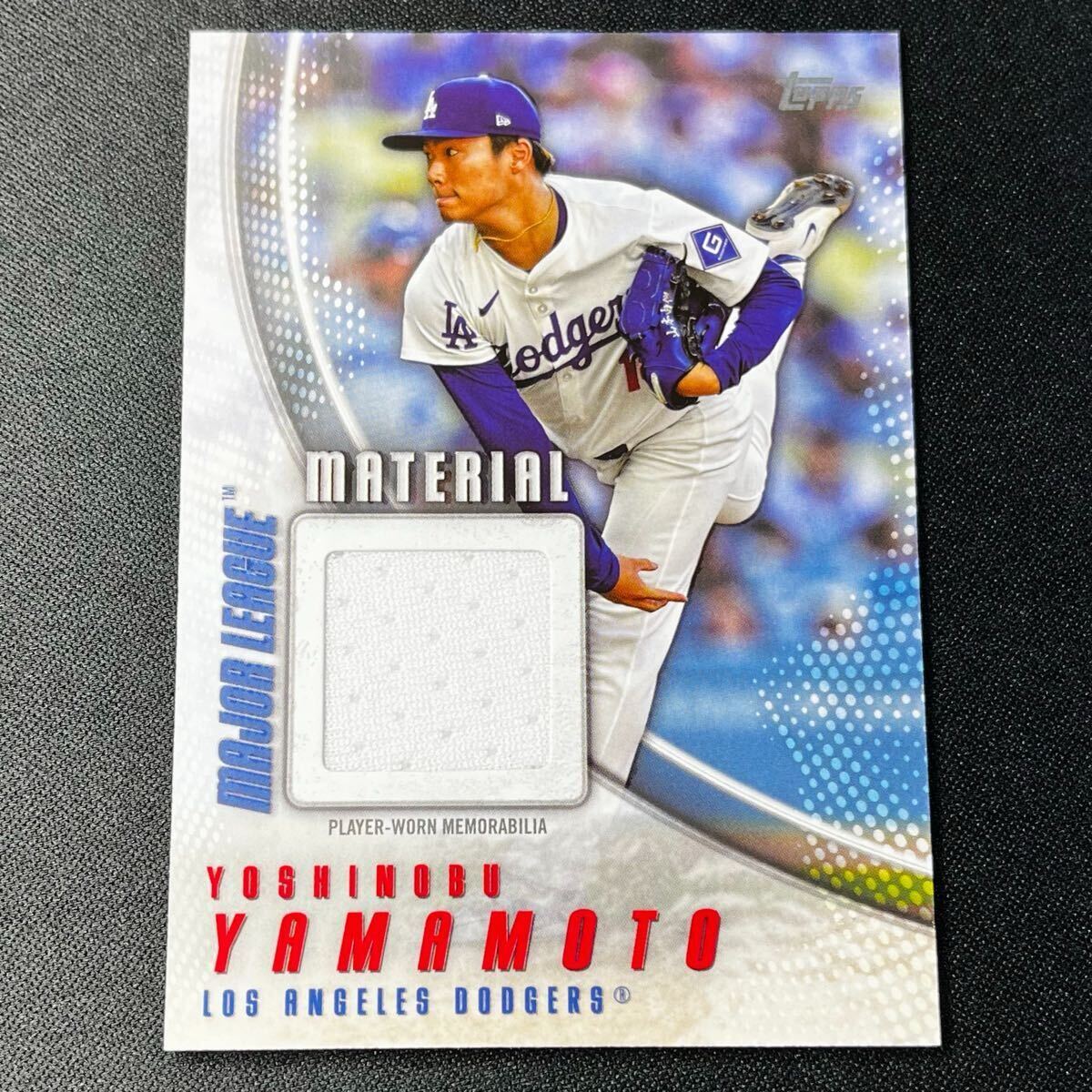 最新 2025 Topps Series 1 山本由伸 実使用ジャージーカード MLM 最新 2025 Topps Series 1 山本由伸 実使用ジャージーカード MLM